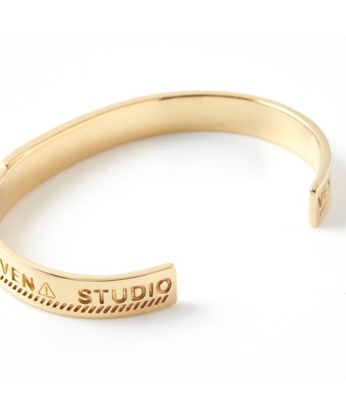 STUDIO SEVEN バングル Gold Caution Bangle「STUDIOSEVEN