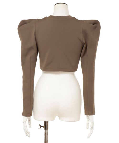UN3D. tシャツ VOLUME SLEEVE SHORT TOP / ボリュームスリーブ