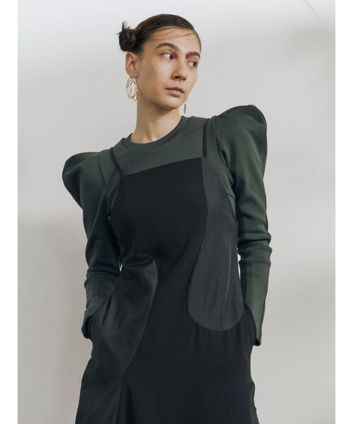 UN3D. tシャツ VOLUME SLEEVE SHORT TOP / ボリュームスリーブ