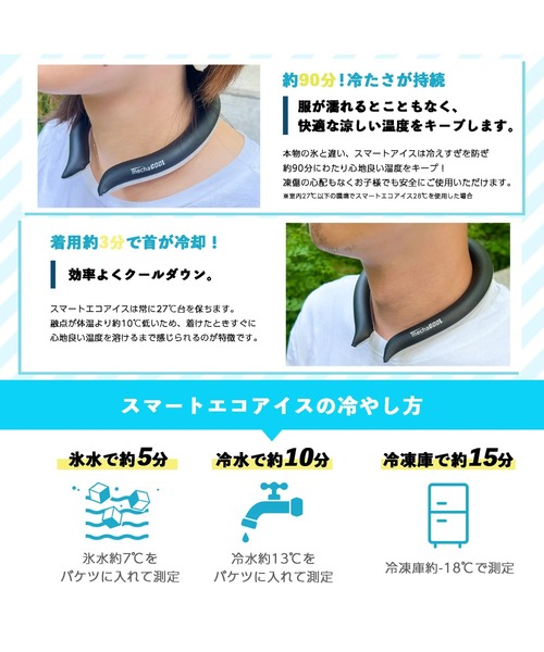 ADPOSION めちゃクール28℃ スマートエコアイスネックバンド