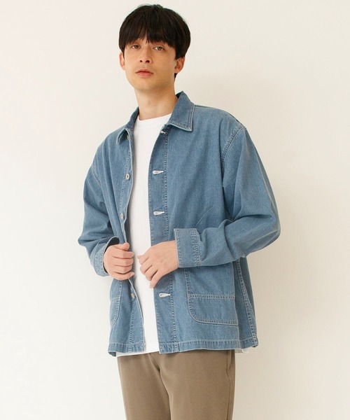 Johnbull（ジョンブル） シャツ 8オンスデニムカバーオールシャツ