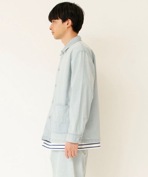 K*i様 johnbull ジョンブル　メンズ　デニムカバーオール Johnbull（ジョンブル） シャツ 8オンスデニムカバーオールシャツ