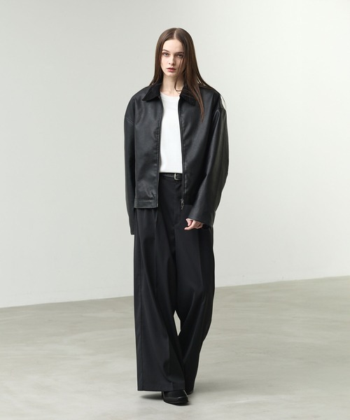 CALLNE ブーツ 「CALLNE」Squaretoe Real Leather Heelboots