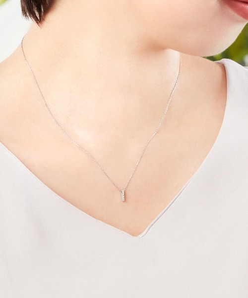 va vendome aoyama ネックレス K10ホワイトゴールド ホワイトトパーズ