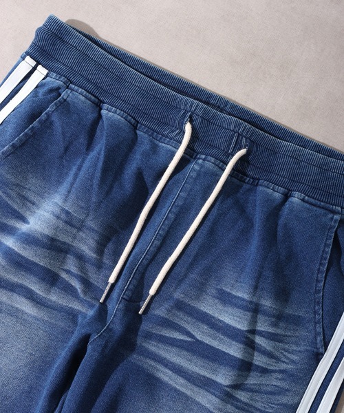 EVOLUTION（エボリューション） パンツ ライン入りジョガーパンツ