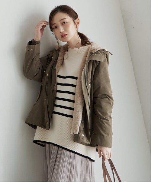 ikka（イッカ） マウンテンパーカー ウインドブレーカー ボアライナー