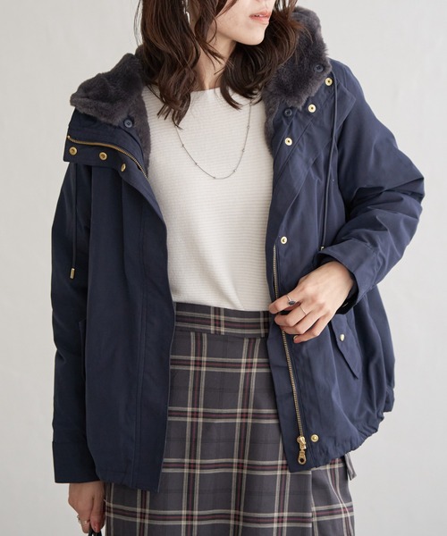 ikka（イッカ） マウンテンパーカー ウインドブレーカー ボアライナー