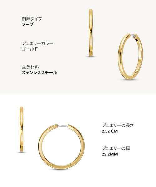 ピアス フォッシル アクセサリー レディース ピアス  JF04638710 レディースの画像