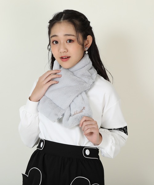 BABY MILO kidsマフラー A BATHING APE マフラー BABY MILO KNIT SCARF K キッズ 子供