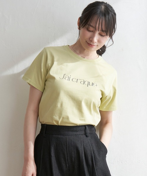 ikka tシャツ ロゴフォトプリントTシャツ レディース : ZOZOTOWN