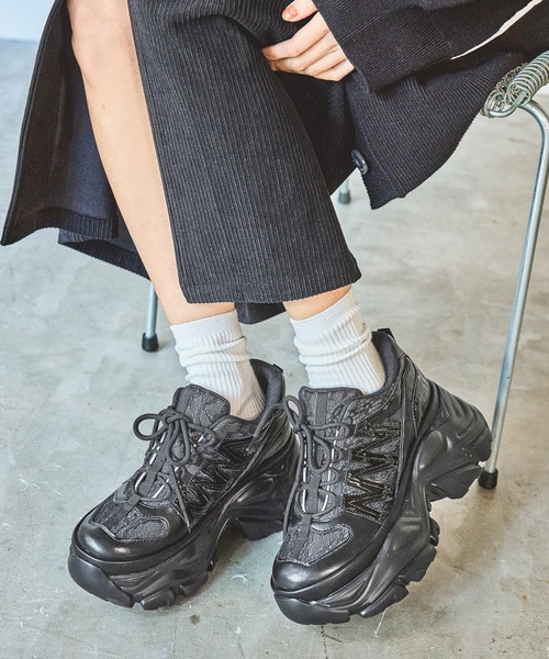 PAGEBOY（ページボーイ） スニーカー プラットチャンキースニーカー「3