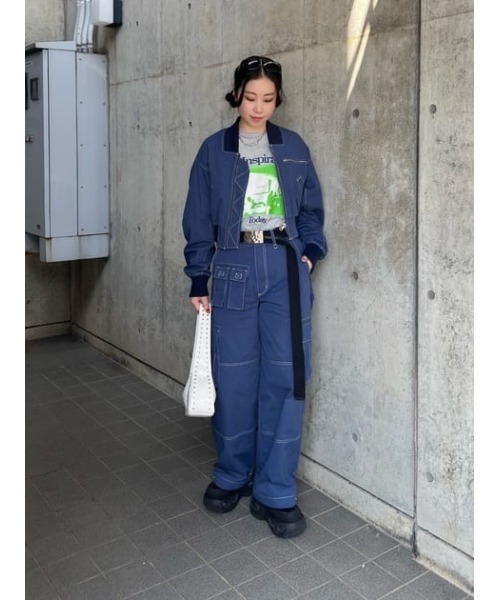 SLY カーゴパンツ MANY POCKET STRAIGHT WORK PT メニー