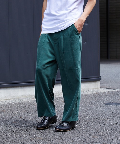 MR.OLIVE（ミスターオリーブ） パンツ T-R POWDER CLOTH - 2TACK WIDE
