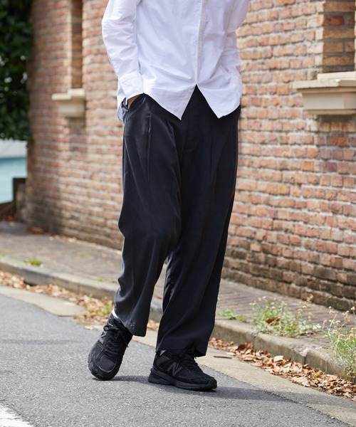 MR.OLIVE（ミスターオリーブ） パンツ T-R POWDER CLOTH - 2TACK WIDE