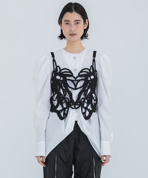 【上下Mセット♡美品】SUKALA エンブロイダリーカバーキャミソール＆レギンス MUKASA キャミソール 「MUKASA/ムカサ」エンブロイダリーキャミソール