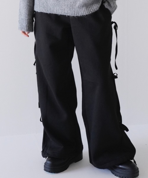 パンツ レディース side ribbon sweat pants｜zozo｜02