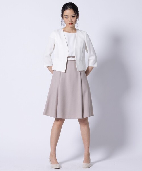 TOCCA 半袖ワンピース グレー サイズ0 TOCCA（トッカ） ワンピース 半袖 SUMMER LUCE ドレス : ZOZOTOWN