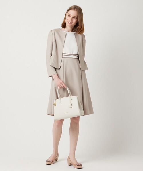 TOCCA 半袖ワンピース グレー サイズ0 TOCCA（トッカ） ワンピース 半袖 SUMMER LUCE ドレス : ZOZOTOWN