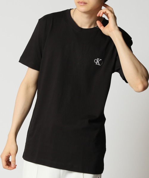 ★ ★定番ESSENTIAL SLIM コットン Tシャツ CKロゴ Calvin Klein tシャツ Jeans/ カルバンクラインジーンズ CK