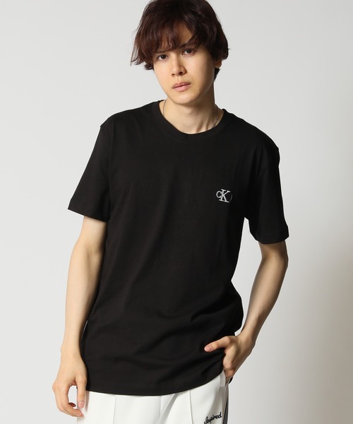 ★ ★定番ESSENTIAL SLIM コットン Tシャツ CKロゴ Calvin Klein tシャツ Jeans/ カルバンクラインジーンズ CK