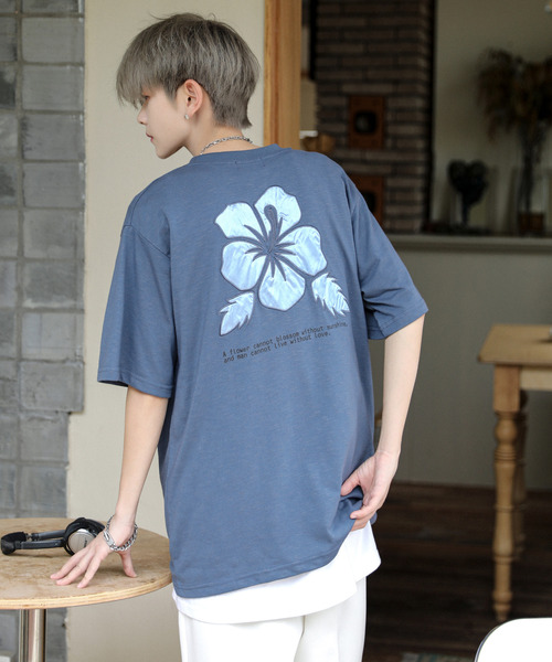 NEOS（KOKUYO） tシャツ 「neos」ルーズシルエット ビッグロゴ 刺繍 