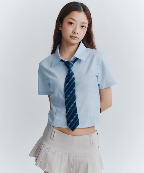 FCMM ブラウス シャツ STITCH SHIRT/ステッチシャツ レディース