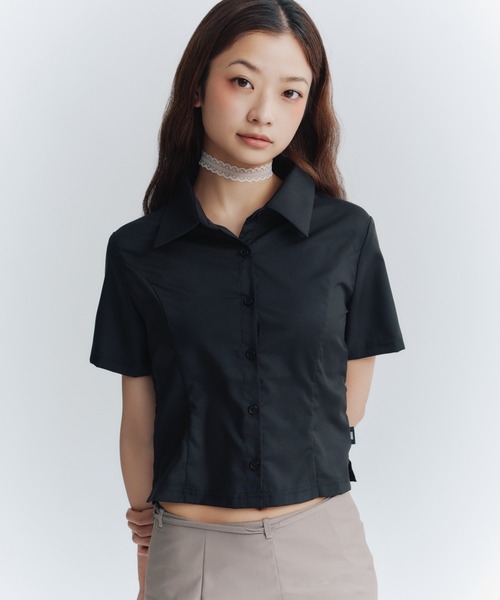 FCMM ブラウス シャツ STITCH SHIRT/ステッチシャツ レディース
