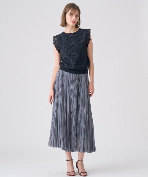 ANAYI レースレイヤードニットプルオーバー ANAYI｜レースレイヤードニット プルオーバー | Rakuten Fashion
