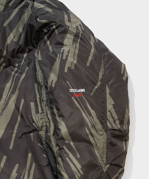 rm-7540) DELUXE×NANGA ダウンジャケット フード付き カモ DELUXE ダウンジャケット ダウン x NANGA DOWN JKT メンズ