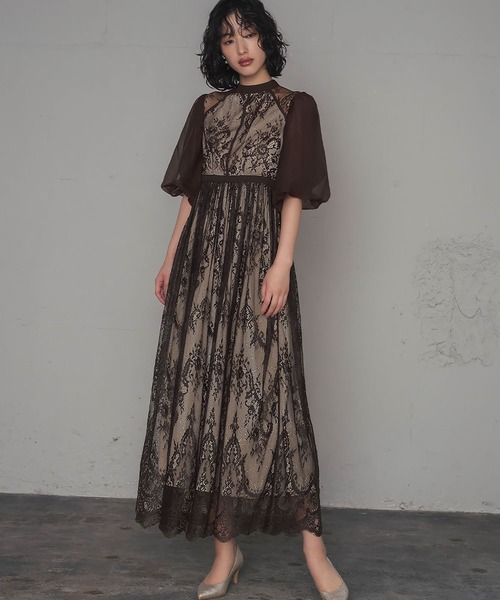 セット販売　オケージョン　ドレス バルーンスリーブ ロング GI5786EW01809_3_l.jpg