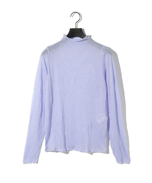 tシャツ MIDIUMISOLID for Ladies シアーハイネックインナー レディース