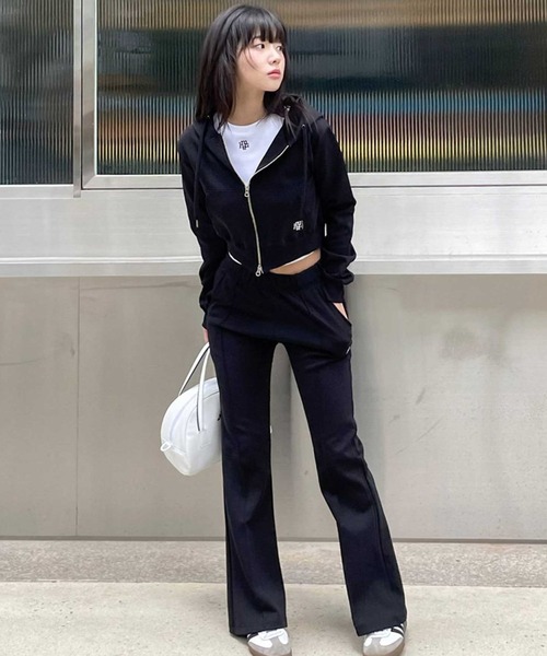 パンツ A'GEM/9 × .kom 「muah muah/ムーアムーア」 LOGO STITCH LINE