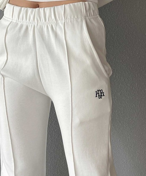 パンツ A'GEM/9 × .kom 「muah muah/ムーアムーア」 LOGO STITCH LINE