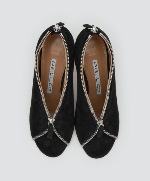 PELLICO（ペリーコ） ブーツ SAMI スウェード ブーティー 9cm BLACK