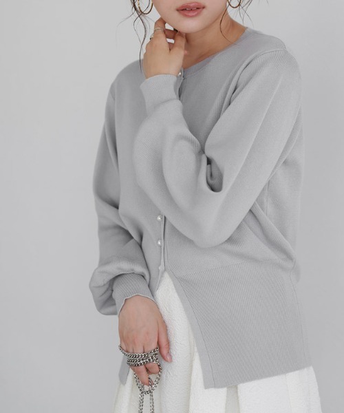 たこ焼き 様17000円新品♡スコットクラブ購入 パールボタン付きカーディガン Edit Sheen パールボタンラグランカーディガン | 人気レディース