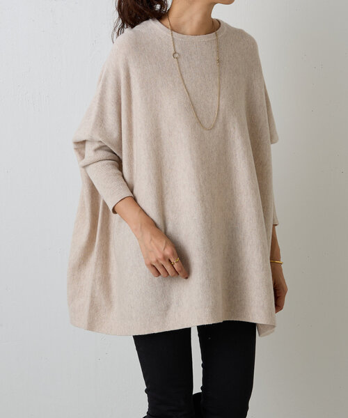 ビッグショートクルーネックニット BEARDSLEY BEARDSLEY ニット セーター ビッグニットクルー(ショート