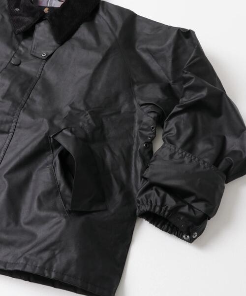 コート ジャケット Barbour　OS TRANSPORT WAX JACKET メンズの画像