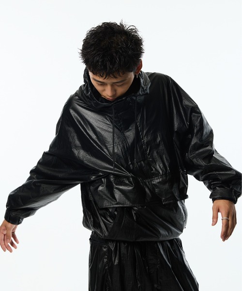 a'gem × NFL コラボ ♡ アノラックパーカー　アノラックジャケット ワンオフ生産】防風防塵撥水アノラックパーカー 右肩にワッペン