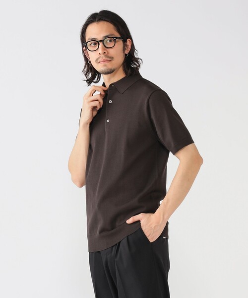 B：MING by BEAMS ポロシャツ 「ビジカジ対応」 ウォッシャブル