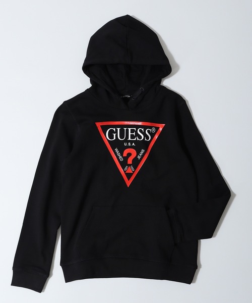パーカー GUESS HOODED FLEECE_CORE パーカー キッズ 子供服 男の子 女の子の画像