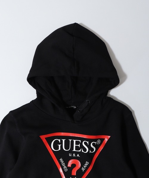 パーカー GUESS HOODED FLEECE_CORE パーカー キッズ 子供服 男の子 女の子の画像