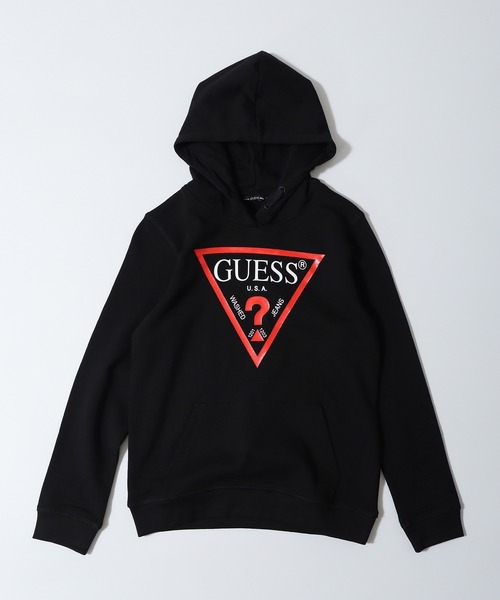 パーカー GUESS HOODED FLEECE_CORE パーカー キッズ 子供服 男の子 女の子の画像