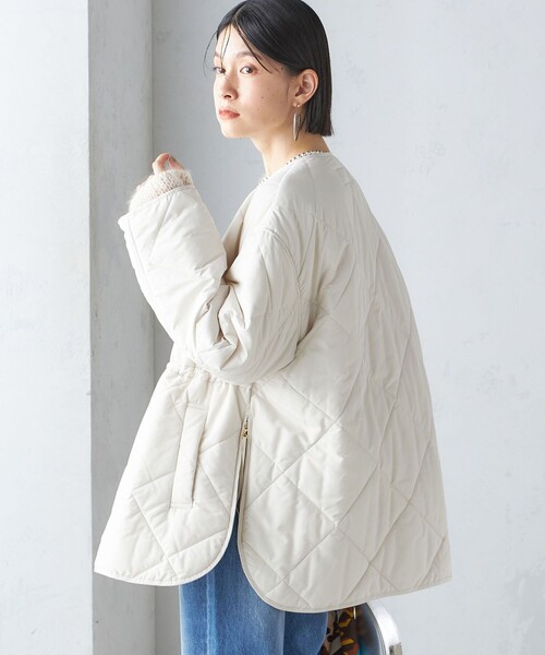 新品未使用 archivio キルティングブルゾン 36 SHIPS（シップス） キルティングブルゾン 36 ベージュ レディース