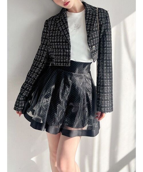 RESEXXY（リゼクシー） ジャケット テーラードジャケット ツイード