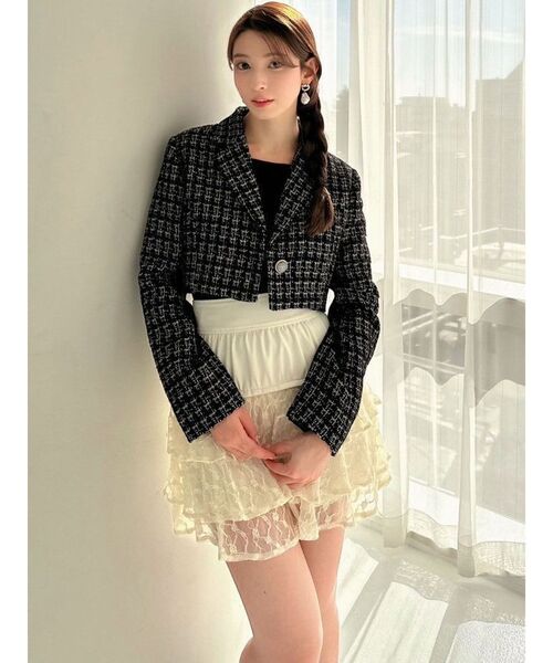 RESEXXY（リゼクシー） ジャケット テーラードジャケット ツイード