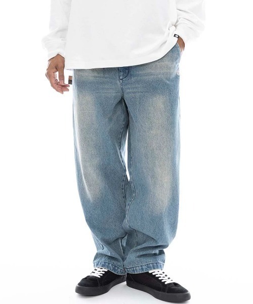 ELEMENT（エレメント） ワイドパンツ ジーンズ メンズ SHOD PANTS