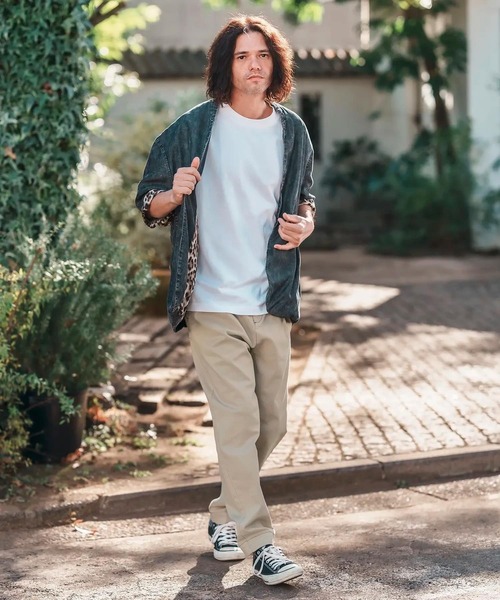 CAMBIO（カンビオ） チノパン mp13217-Tuck Stretch Easy Chino Pants