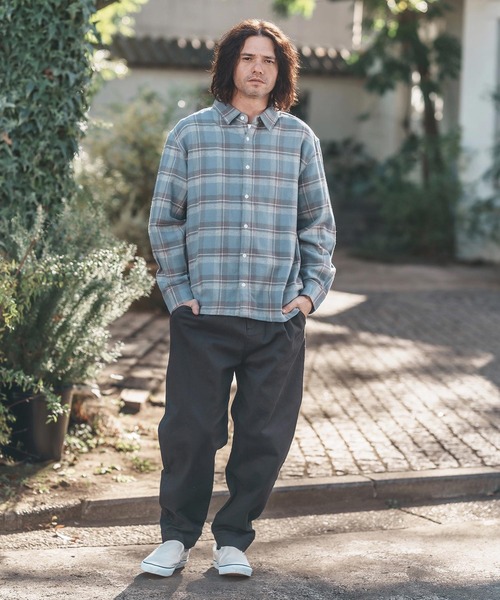 CAMBIO（カンビオ） チノパン mp13217-Tuck Stretch Easy Chino Pants