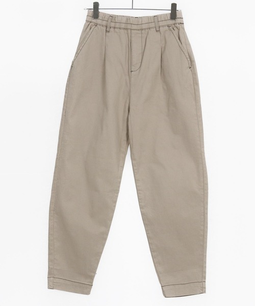 新品　未使用　ワイドシルエット　チノパン　GEMINI ゲミニー CAMBIO（カンビオ） チノパン mp13217-Tuck Stretch Easy Chino Pants