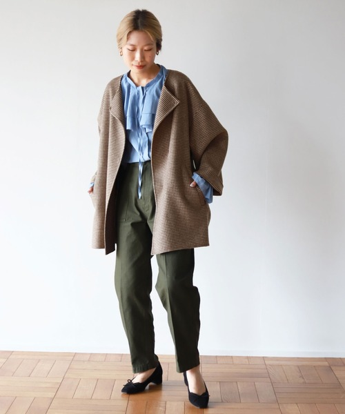 SLOBE IENA（スローブイエナ） ノーカラーコート FREE ベージュ